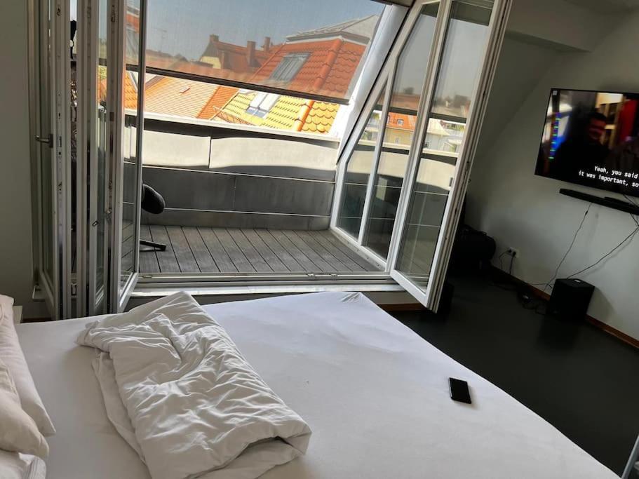 6 Zimmer Maisonette-Penthouse Pool Dachterrasse Luxus München Exterior foto