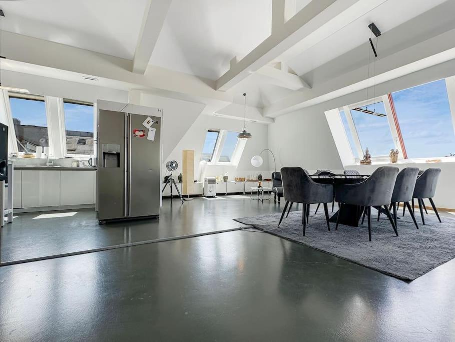 6 Zimmer Maisonette-Penthouse Pool Dachterrasse Luxus München Exterior foto